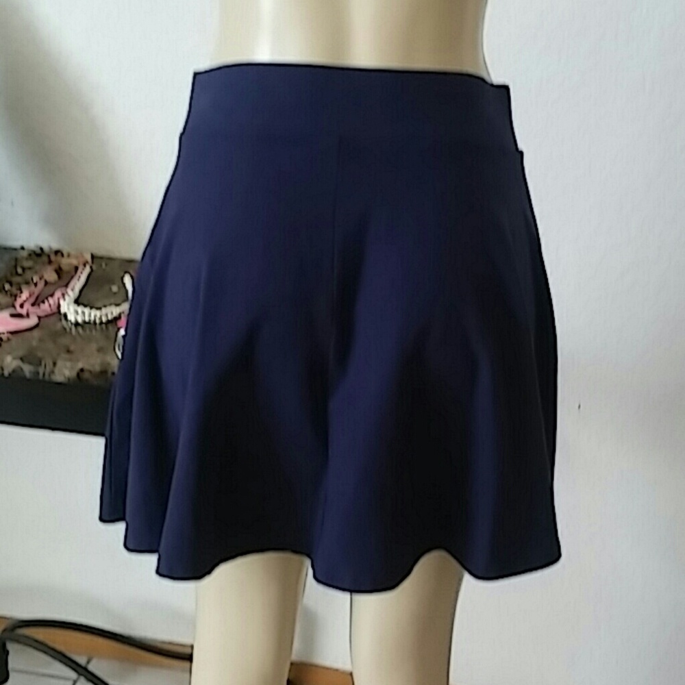 Forever 21 Blue Ruffled Skirt - Picture 2 of 6